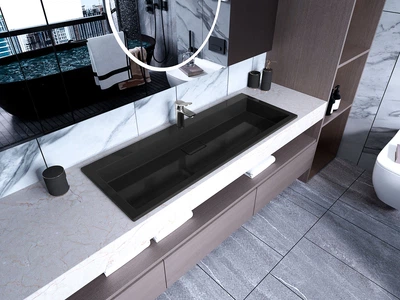 Умывальник накладной Luxor Imperio Low 120 Black