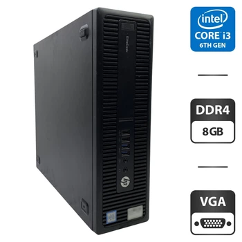 Компьютер HP EliteDesk 800 G2 SFF / Intel Core i3-6100 (2 (4) ядра по 3.7 GHz) / 8 GB DDR4 / 500 GB HDD / Intel HD Graphics 530 б/у