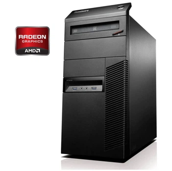 ПК Б-класу Lenovo ThinkCentre M93p Tower / Intel Core i3-4130 (2 (4) ядра по 3.4 GHz) / 8 GB DDR3 / 500 GB HDD / AMD Radeon R5 430, 2 GB GDDR5, 64-bit / DVD-ROM / Windows 10 Pro + Кабель живлення б/в