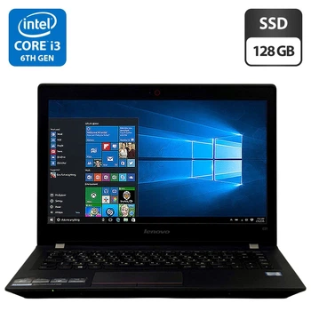 Ультрабук Lenovo ThinkPad E31-80 / 13.3" (1366x768) TN / Intel Core i3-6006U (2 (4) ядра по 2.0 GHz) / 8 GB DDR3 / 128 GB SSD / Intel HD Graphics 520 / WebCam / Windows 10 Pro б/у