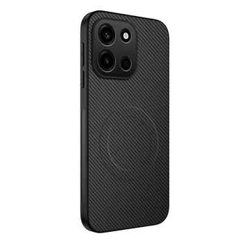 Чехол Carbon Shield with Ring для OnePlus Nord 6 5G / Turbo 6 с поддержкой беспроводной зарядки black