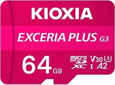 Карта памяти Kioxia 64 GB microSDXC Exceria Plus G3 (LMPL3M064GG2)