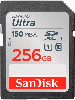 Карта пам'яті SanDisk 256GB SDXC class 10 UHS-I Ultra (SDSDUNC-256G-GN6IN)