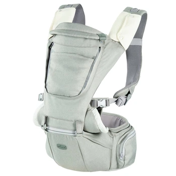 Сумка нагрудна Chicco Hip Seat до 15 кг Сіра (04079147760000)