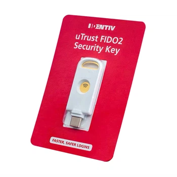 Апаратний ключ Identiv uTrust FIDO2 NFC Security Key Type-C, FIDO, FIDO2, U2F, WebAuth (B0C6YRJ7Y7)