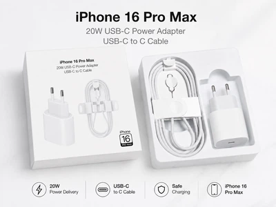 Швидкий Зарядний пристрій 35W USB-C для iPhone комплект 20Вт для швидкого заряджання + Кабель Type C на Type C