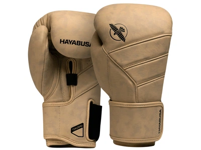 Боксерські рукавички HAYABUSA T3 Lux Boxing Gloves 14 унцій бежевий (5814)