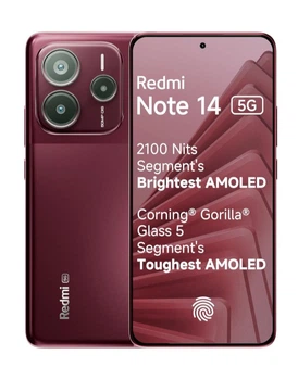 Смартфон Xiaomi Redmi Note 14 5G 8/256GB Adapter (No NFC) red