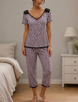 Пижама женская Sleepwear леопард XL