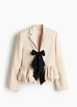 Піджак H&M 17891 Світлий бежевий 42 (1305)