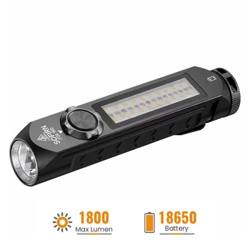 Ліхтар Sofirn IF24 PRO SFT40 1800 lm RGB 5000К + акумулятор 3000 mAh