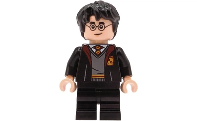 Конструктор LEGO Harry Potter - Gryffindor Robe Open, Black Medium Legs, Hair Thick and Messy 1 деталей (hp605)
