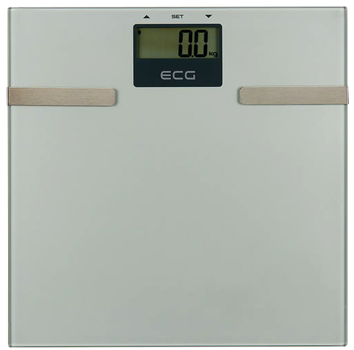 Весы напольные 5 в 1 с ЖК дисплеем для дома до 150 кг стекло ECG MC-0585