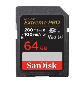 Карта пам'яті SD 64Gb SanDisk Extreme PRO Class 10 UHS-II U3 V60 (SDSDXEP-064G-GN4IN)