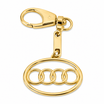 Брелок из желтого золота Audi (Ауди) (з9004)