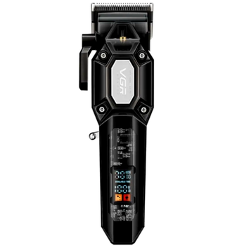 Машинка для стрижки VGR V-600 аккумуляторная с LED дисплеем 6 насадок для волос с регулировкой длины 0 8 12 мм