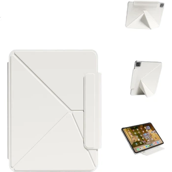 Защитный чехол Zoyu для Apple Mini 7/6, складной, с магнитной застежкой и держателем для стилуса, цвет «дымно-серый».