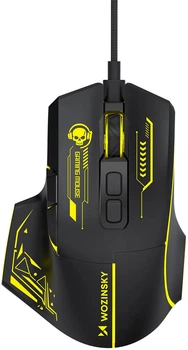 Mysz Wozinsky WMGK-1181W USB Black-Yellow (5907769387920)