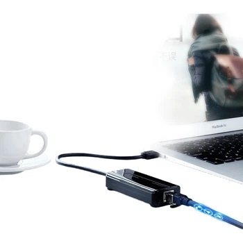 Док-станция UGREEN USB - Gigabit Ethernet, внешний сетевой адаптер для ноутбука, совместима с Apple, Huawei, Lenovo