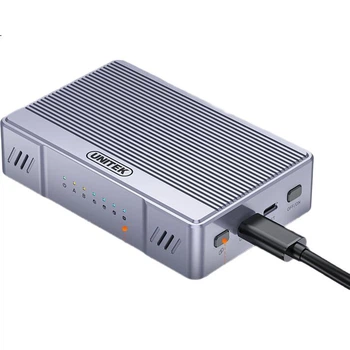 Корпус для SSD M.2 NVMe на два отсека, внешний, поддержка RAID и клонирования, для Mac, S1247A