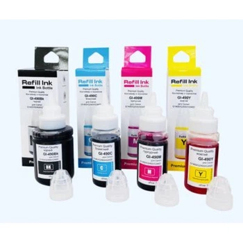 Чернила Premium Quality Canon GI-490 SET B135ml, C/M/Y 70ml (70264942)