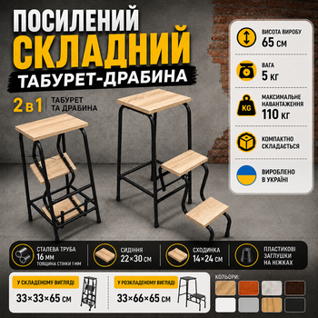 Стул-лестница-трансформер, для кухни и дома, табуретка-лестница, складная для кухни, стулья-лестницы, кухонные табуреты-трансформеры, 3 ступеньки, деревянный, бытовой, универсальный, многофункциональный, компактный, Трюфель