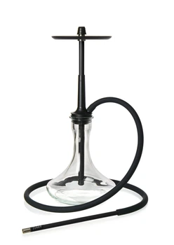 Кальян Tiaga Hookah Iris Чорний на колбі Craft Clear
