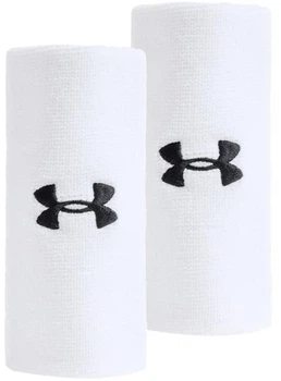 Напульсники UA 6`` Performance Wristband білий Under Armour спортивні для тренувань унісекс з вологовідведенням
