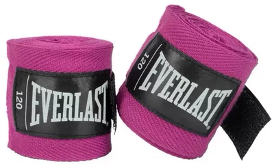 Боксерские бинты Everlast CORE HANDWRAPS розовые 120 см для тренировок защита рук бандажи для бокса