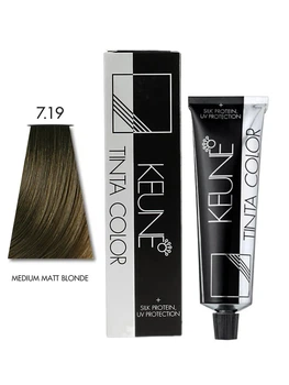 Перманентная краска для волос Keune Tinta Color 60 мл 7.19 Средний пепельно-зеленый блондин