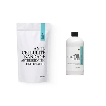 Антицеллюлитное обертывание + жидкость с охлаждающим эффектом Hillary Anti-cellulite Cooling Effect (6 процедур)