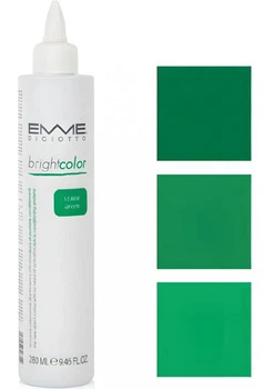 Прямой пигмент BrightColor 280 мл Зеленый Протеины папайи Белый чай