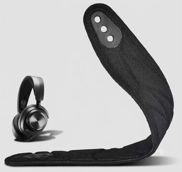 Накладка на оголовье наушников SteelSeries Arctis Nova 1, 3, 5, 7, 7P, 7X, Pro black черный