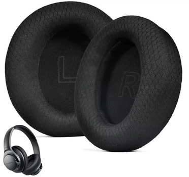 Амбушури сітчасті тканинні для навушників Anker Soundcore Life Q20, Q20i, Q20BT black чорні