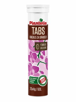 Удобрение для орхидей Plantella Tabs в шипучих таблетках 20 × 4 г (на 60 л воды)