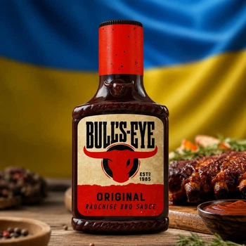 Соус кетчуп BBQ Bull's-Eye Original Rauchige BBQ Sause дымный для гриля и мяса 300 мл