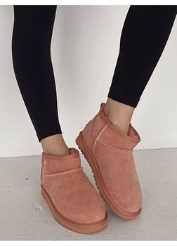 Чобітки зимові Ultra Mini Pink Suede 40 (25,5см ) ( krsUG097)