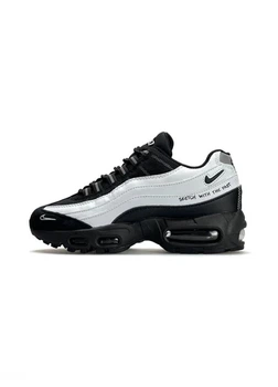Кросівки Air Max 95 White Black 38 (24см) ( В3527)