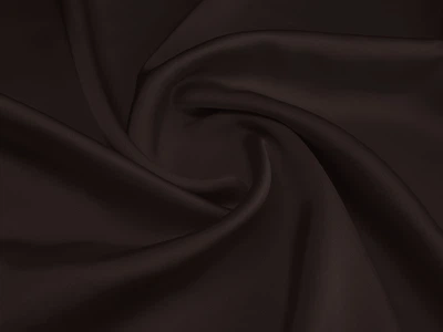 Ткань Армани Париж (Атлас двухсторонний) горький шоколад , пог. м. (а47, 2603003, к7)