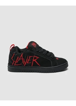 Кросівки DC Court Graffik x Slayer Skate Shoes Low-Top Black/Red 43 (27,5см ) ( cen23004)
