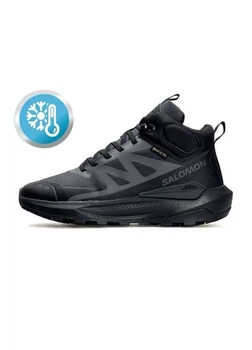 Кросівки чоловічі Salomon Elixir Activ Fur Black Grey 46 (29.5см ) ( А4781)