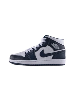 Кросівки чоловічі Air Jordan 1 Retro Dark Blue White 44 (28см ) ( DRZ-Jrd047)