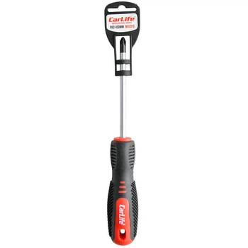 Викрутка Carlife хрестова PH2x100mm, Cr-V 6150 (12/240шт.)
