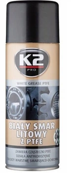 K2 PRO WHITE GREASE PTFE 400ML Засіб для змащення (білий літієвий)