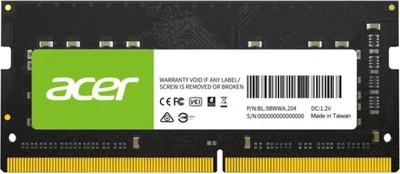Модуль пам'яті SoDIMM DDR4 16GB 3200 MHz Acer (BL.9BWWA.213)