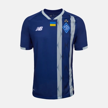 Чоловіча синя футболка ФК «Динамо» Київ New Balance Away Retail 54 (XXL) (MT62B27HAWY)