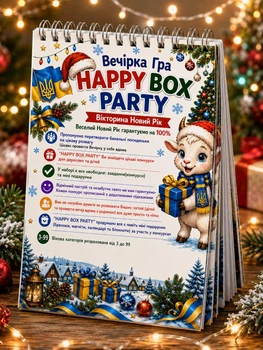 Универсальная игра как для вечеринки Apriori HAPPY BOX PARTY Новый Год