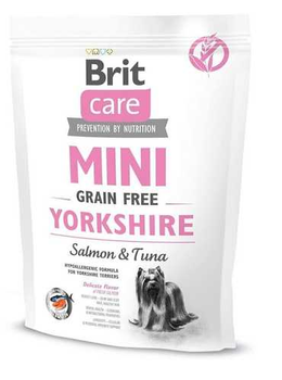КОРМ Brit Care йорк. тер. Грейн-Фрі Міні Йоркшир лосось/тунець 400г 520206