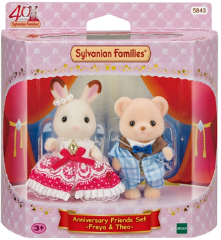 Набір фігурок Sylvanian Families Вечірка з нагоди 40‑ї річниці родини Фрея та Тео 5843 (4003336420371)