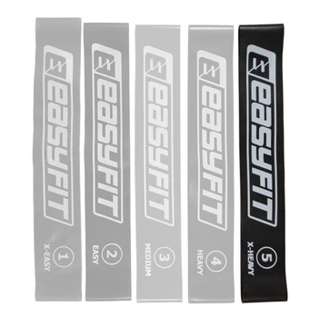Резинка для фітнесу, #5 x-heavy, чорний EasyFit (302946)